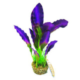 Betta Aquarium 8" Purple Silk Plant With Sand Base
