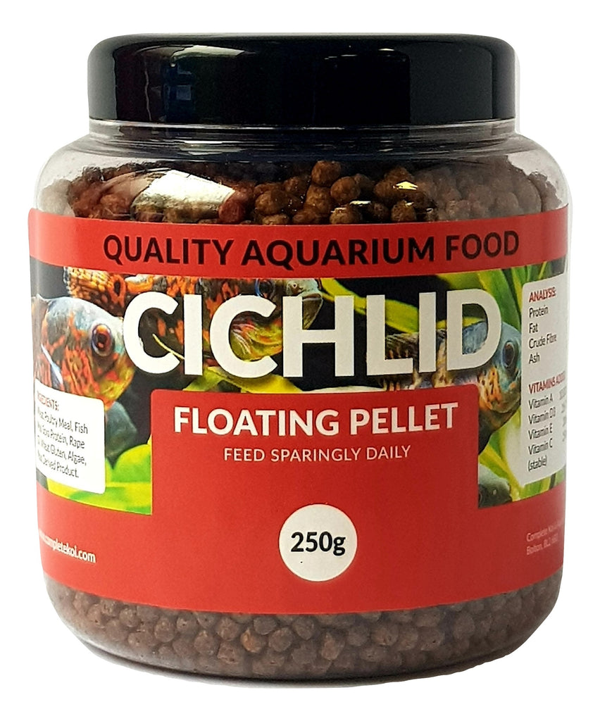 Cichlid Floating Pellet Aquarium Fish Food 250g