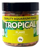 Tropical Flake Aquarium Fish Food 30g
