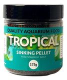 Tropical Sinking Pellet Aquarium Fish Food 175g