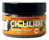 Cichlid Sinking Pellet Aquarium Fish Food 100g