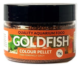 Goldfish Colour Pellet Aquarium Fish Food 75g