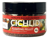 Cichlid Floating Pellet Aquarium Fish Food 80g