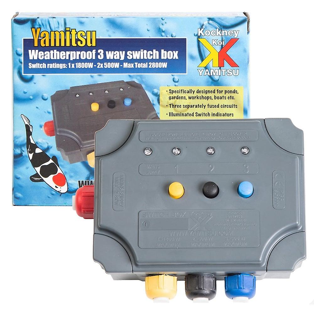 Yamitsu Waterproof 3 Way Switch Box