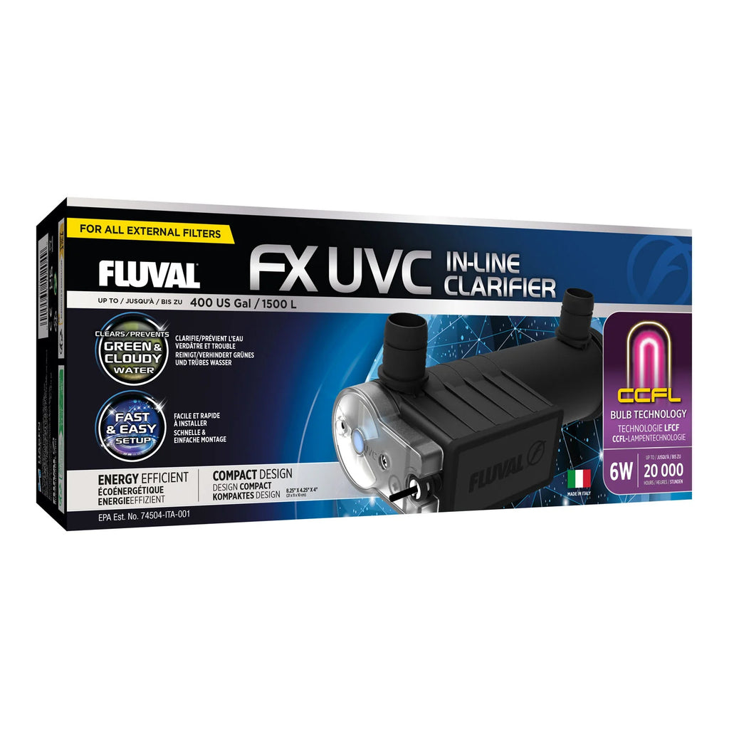 Fluval In-Line FX UVC Aquarium Clarifier 1500L External