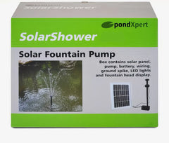 PondXpert SolarShower 400 Pond Pump - Incl. Battery & LED Light