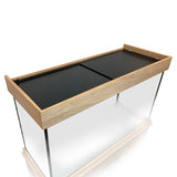 Fluval Shaker 168L Aquarium & Cabinet Oak/Grey Set