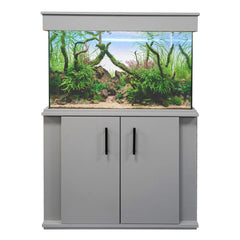 Clearseal Aura 200 Aquarium & Cabinet Set - Driftwood Grey