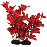 Hugo Kamishi Aquarium Red Glandulosa Silk Plant 20cm