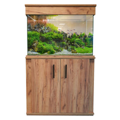 Clearseal Aura 160 Aquarium & Cabinet Set - Kendal Oak