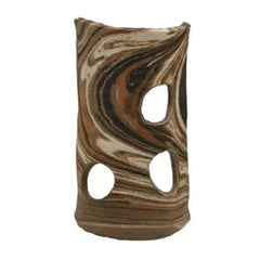 Ceramic Nature Half Log Mixed Colour Large - Aquarium Ornament