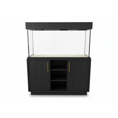 Aqua One Oakstyle 230 Aquarium & Cabinet Set  - Black Obsidian Smoked Oak