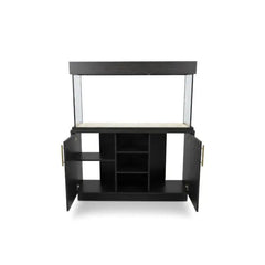 Aqua One Oakstyle 230 Aquarium & Cabinet Set  - Black Obsidian Smoked Oak