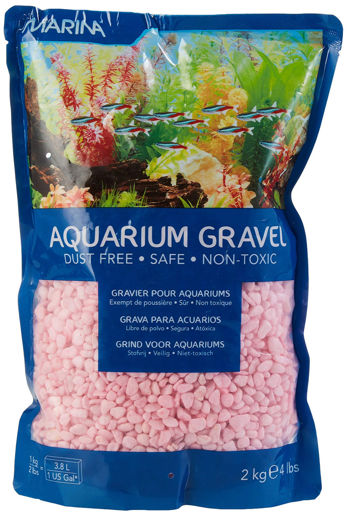 Marina Decorative Aquarium Gravel 2kg (Pink)