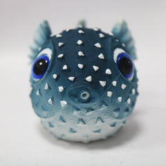 Betta Blue Puffer Fish - Air Operated Aquarium Ornament