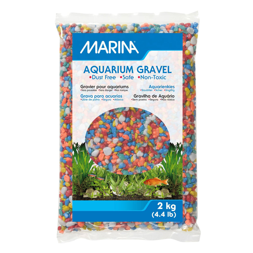 Marina Decorative Aquarium Gravel 2kg (Rainbow)
