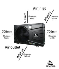 Remora i-12 Inverter Heat pump (with Wi-Fi) Pond Heater