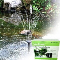 PondXpert SolarShower 200 Pond Pump - Incl. Battery & LED Light