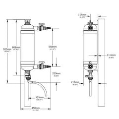Evolution Aqua Pond Surge Filter with 18w UV