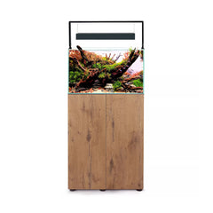 Aquael Ultrascape 60 Aquarium & Cabinet (Oak) & Equipment
