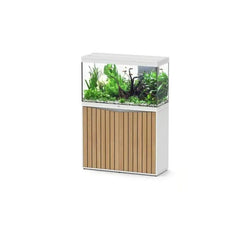Aquatlantis Splendid Ultra 100 Aquarium & Cabinet (White Slat) - EXTERNAL FILTER