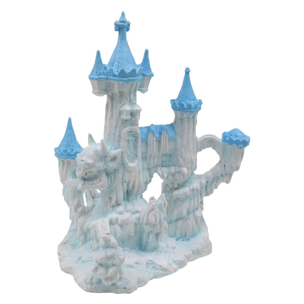 Hugo Magic Ice Castle Aquarium Decoration 17x18x20cm