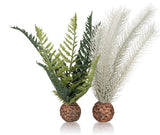 biOrb Thistle & Fern Aquarium Plant Decoration Grey/Green Small