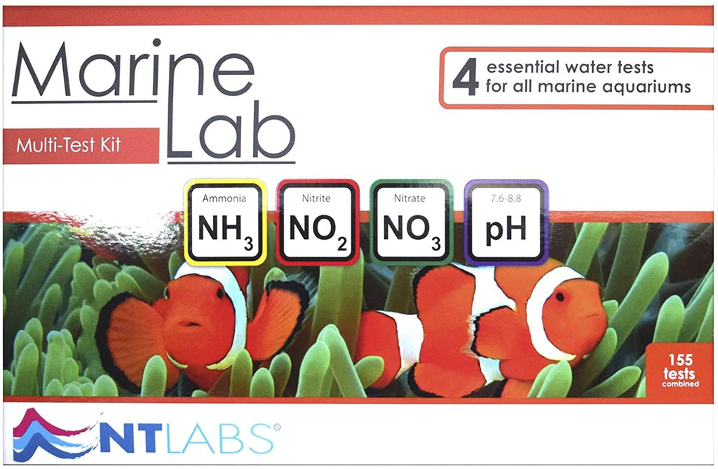 NT Labs Aquarium Lab Mini-Test Kit (3 Belangrijke Parameters - pH, Nitriet en Ammoniak), Handhaaf Uitstekende Waterkwaliteit, Nauwkeurige Resultaten, Vloeibare Druppeltests (Bevat 120 Gecombineerde NT Labs Aquarium Lab Mini-Test Kit (3 Belangrijke Parameters - pH, Nitriet en Ammoniak), Handhaaf Uitstekende Waterkwaliteit, Nauwkeurige Resultaten, Vloeibare Druppeltests (Bevat 120 Gecombineerde