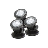 Bermuda Triple White Glow Set Pond Lights