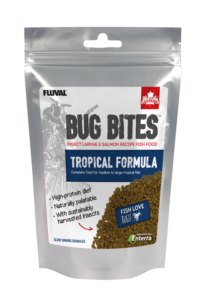 Fluval Aquarium Bug Bites Tropical Formula Granules 125g