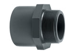Evolution Aqua Straight Connector Plain Female - Threaded Male - Pressure Pipe