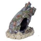 Hugo Bomb Wreck Aquarium Ornament