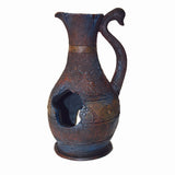 Ornate Jug Aquarium Decoration 14x13x23cm