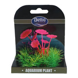 Betta Choice Aquarium Mini Plant Mat - Pink, Purple & Green